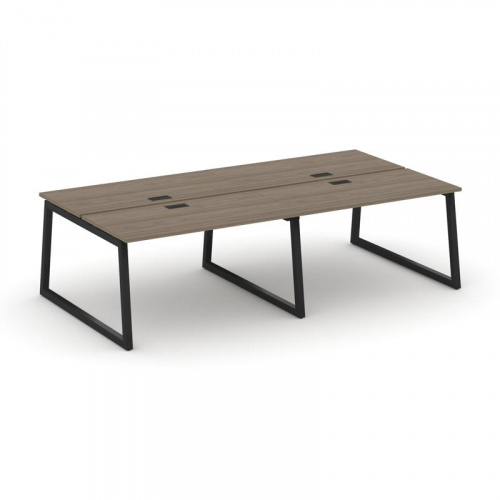 Style Project Рабочая станция 2-х сторон. SN-5T1.DRS-044 Акация Лорка/Металл Антрацит/Заглушка Пласт фото 6