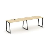 Style Project Рабочая станция 1 сторон. SN-4T1.ORS-013 Акация Лорка/Металл Антрацит/Заглушка Пластик