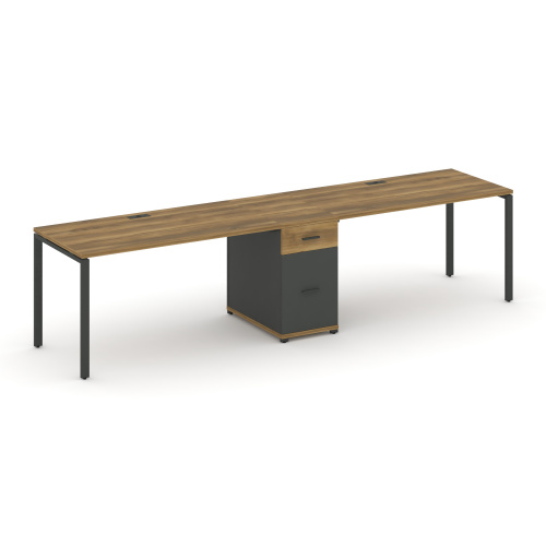 Бенч-система на 2 места с 1 опорной тумбой Concept CN.ORS-408