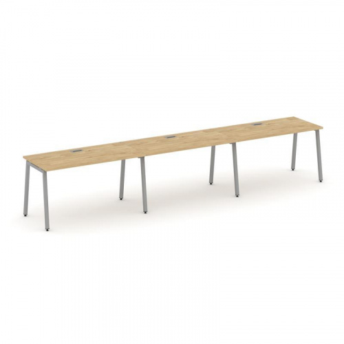 Style Project Рабочая станция 1 сторон. SN-4A.ORS-034 Тиквуд Светлый/Металл Антрацит 4740*600*750 фото 8