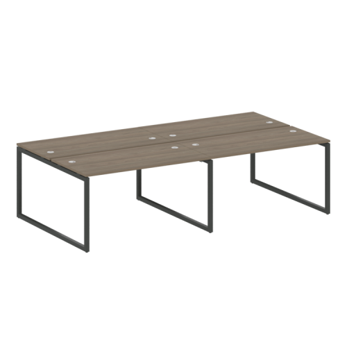 Бенч-система на 4 места на О-обр. м/к Metal System Quattro 40БО.СМ-4.3 фото 2 Бенч-система на 4 места на О-обр. м/к Metal System Quattro 40БО.СМ-4.3 фото 2