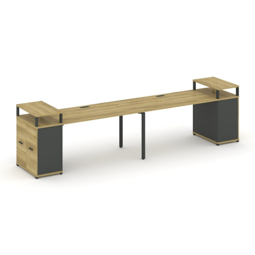 Бенч-система с опорными распашными шкафами Concept CN.ORS-222 фото 4 Бенч-система с опорными распашными шкафами Concept CN.ORS-222 фото 4