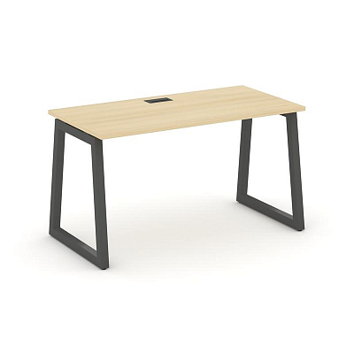 Style Project Стол письменный SN-5T1.SP-025 Акация Лорка/Металл Антрацит/Заглушка Пластик Черный 178