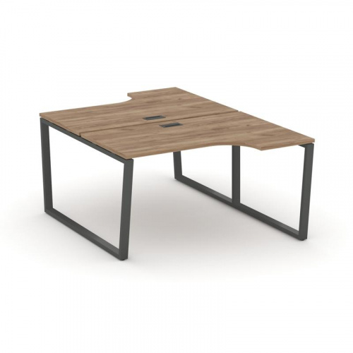 Style Project Рабочая станция эргоном. SN-6T2.DRPA-011 Акация Лорка/Металл Антрацит/Заглушка Пластик фото 23