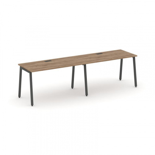 Style Project Рабочая станция 1 сторон. SN-4A.ORS-002 Антрацит/Металл Белый 2360*600*750 фото 21