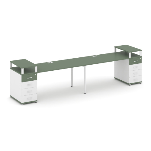 Бенч-система на 2 места с 2 опорными тумбами Concept CN.ORS-425 фото 5