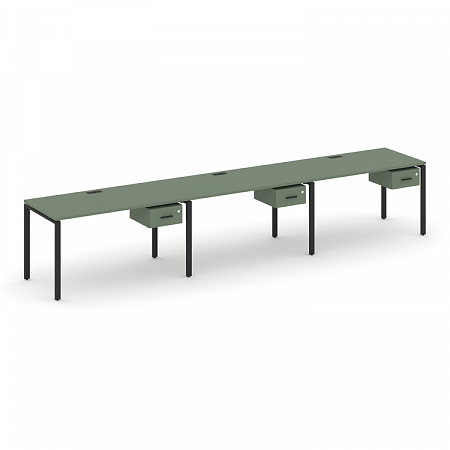 Бенч-система на 3 места с подвесными тумбами Concept CN.ORS-131