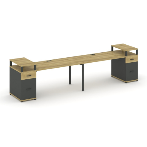 Бенч-система на 2 места с 2 опорными тумбами Concept CN.ORS-432 фото 4 Бенч-система на 2 места с 2 опорными тумбами Concept CN.ORS-432 фото 4