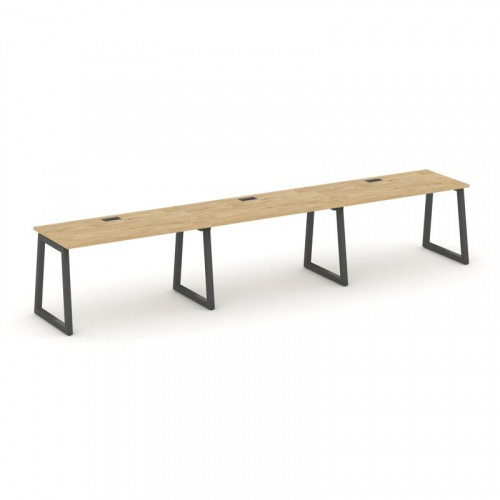 Style Project Рабочая станция 1 сторон. SN-5T1.ORS-031 Акация Лорка/Металл Антрацит/Заглушка Пластик фото 22