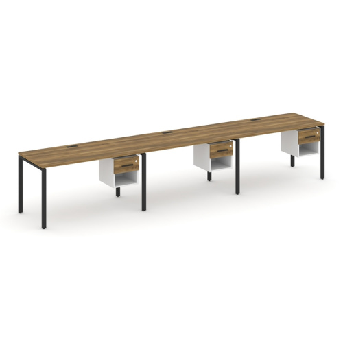 Бенч-система на 3 места с подвесными тумбами Concept CN.ORS-139 фото 7 Бенч-система на 3 места с подвесными тумбами Concept CN.ORS-139 фото 7