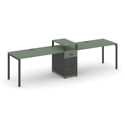 Бенч-система на 2 места с 1 опорной тумбой Concept CN.ORS-422 фото 2 Бенч-система на 2 места с 1 опорной тумбой Concept CN.ORS-422 фото 2