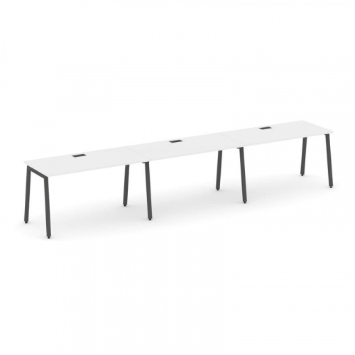 Style Project Рабочая станция 1 сторон. SN-4A.ORS-034 Тиквуд Светлый/Металл Антрацит 4740*600*750 фото 17