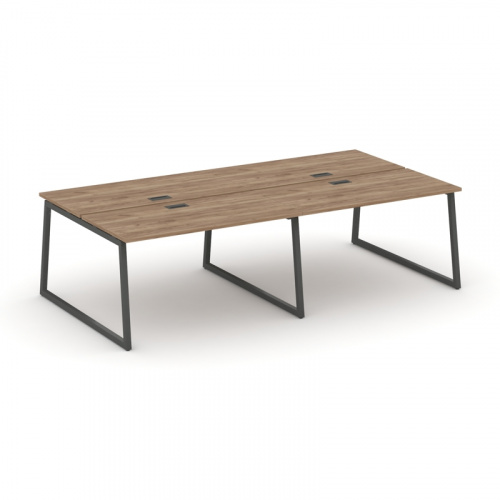 Style Project Рабочая станция 2-х сторон. SN-4T1.DRS-054 Акация Лорка/Металл Антрацит/Заглушка Пласт фото 10