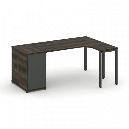 Стол эргономичный с опорным распашным шкафом Concept CN.SA-210(R)