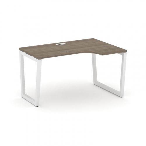 Style Project Стол рабочий эргоном. SN-5T2.SPA-002(R) Акация Лорка/Металл Антрацит/Заглушка Пластик фото 15