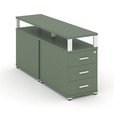 Тумба двухсторонняя приставная Concept CN.DTGP-001