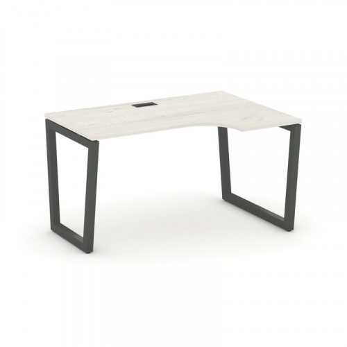 Style Project Стол рабочий эргоном. SN-5T2.SPA-002(R) Акация Лорка/Металл Антрацит/Заглушка Пластик фото 24