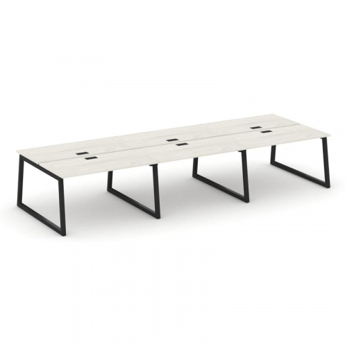 Style Project Рабочая станция 2-х сторон. SN-5T1.DRS-062 Акация Лорка/Металл Антрацит/Заглушка Пласт фото 4