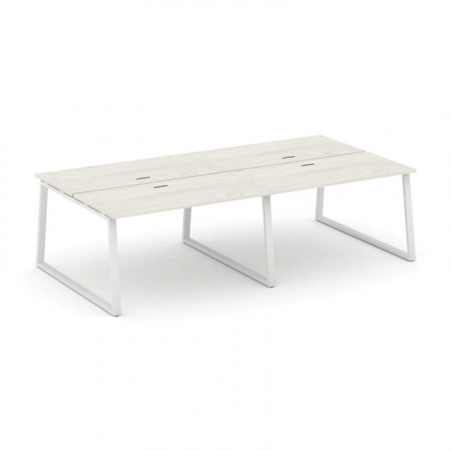 Style Project Рабочая станция 2-х сторон. SN-6T1.DRS-034 Акация Лорка/Металл Антрацит/Заглушка Пласт фото 13