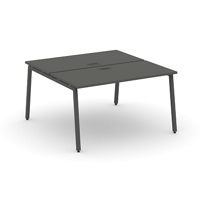 Style Project Рабочая станция 2-х сторон. SN-4A.DRS-012 Антрацит/Металл Антрацит 1180*1432*750