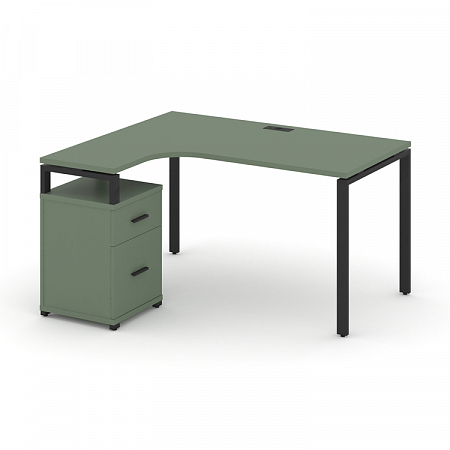 Стол эргономичный с опорной тумбой Concept CN.SA-306(L)