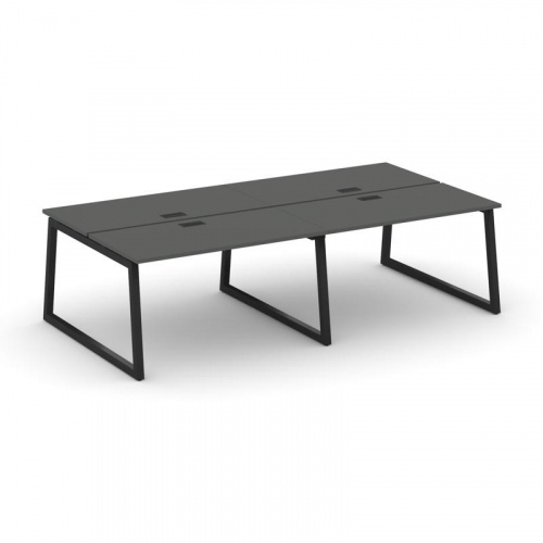 Style Project Рабочая станция 2-х сторон. SN-5T1.DRS-044 Акация Лорка/Металл Антрацит/Заглушка Пласт фото 7