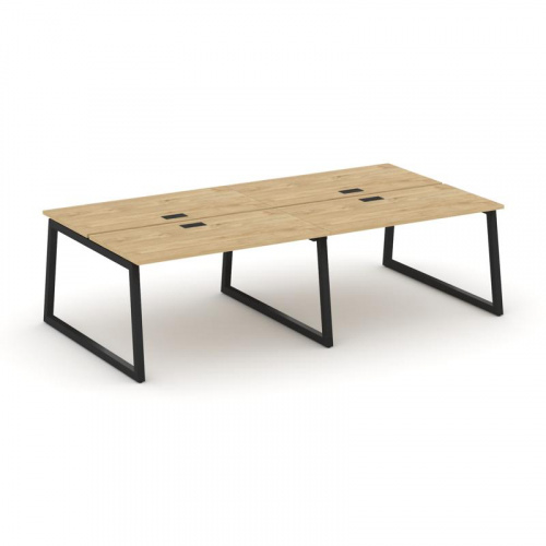 Style Project Рабочая станция 2-х сторон. SN-5T1.DRS-044 Акация Лорка/Металл Антрацит/Заглушка Пласт