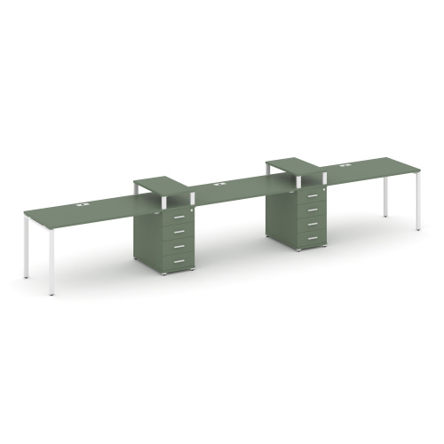 Бенч-система на 3 места с 2 опорными тумбами Concept CN.ORS-450 Бенч-система на 3 места с 2 опорными тумбами Concept CN.ORS-450