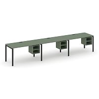 Бенч-система на 3 места с подвесными тумбами Concept CN.ORS-125