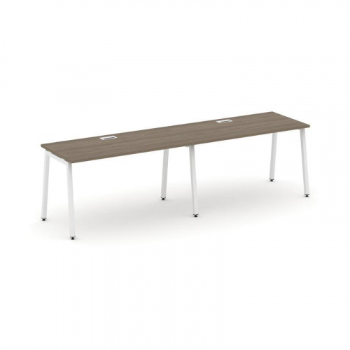 Style Project Рабочая станция 1 сторон. SN-4A.ORS-002 Антрацит/Металл Белый 2360*600*750 фото 23