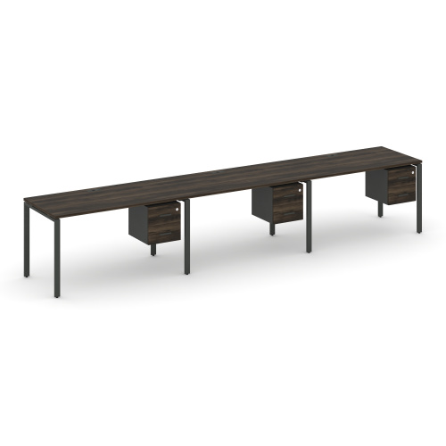 Бенч-система на 3 места с подвесными тумбами Concept CN.ORS-135 фото 3