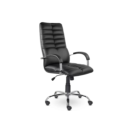Кресло руководителя К-49 Гелакси (Хром) (Натуральная кожа)