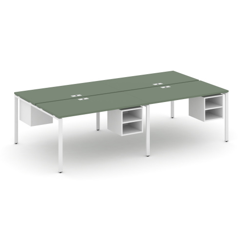 Бенч-система на 4 места с подвесными тумбами Concept CN.DRS-127 Бенч-система на 4 места с подвесными тумбами Concept CN.DRS-127