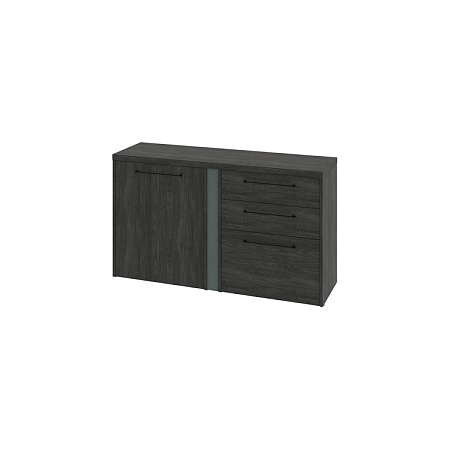 Тумба двухсекционная с дверью ЛДСП и 3 ящиками Гринвуд G-681.01L (L)