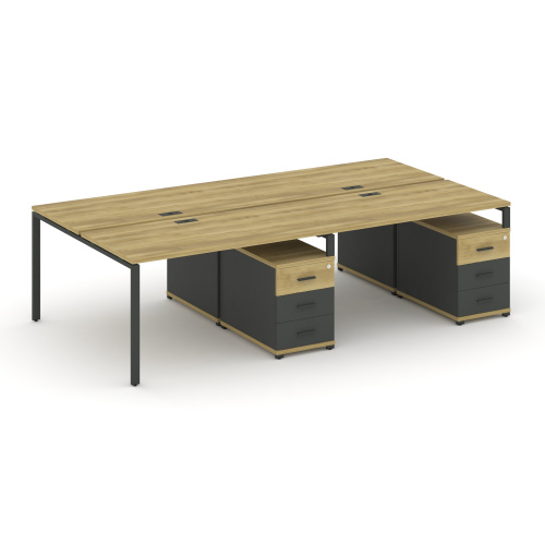 Бенч-система на 4 места с 2 опорными тумбами Concept CN.DRS-317 фото 4 Бенч-система на 4 места с 2 опорными тумбами Concept CN.DRS-317 фото 4