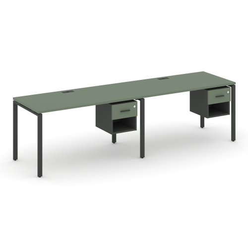 Бенч-система на 2 места с подвесными тумбами Concept CN.ORS-119 фото 2