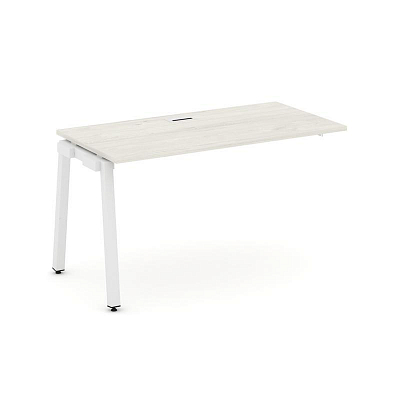 Style Project Проходной наб. элем. SN-5A.ONRS-003 Дуб Наварра/Металл Белый 1380*600*750