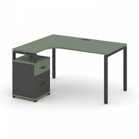 Стол эргономичный с опорной тумбой Concept CN.SA-308(L)