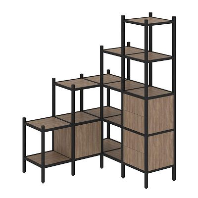 Стеллаж офисный угловой Loft VR.L-40