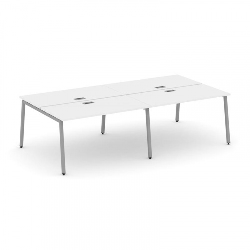 Style Project Рабочая станция 2-х сторон. SN-4A.DRS-032 Тиквуд Светлый/Металл Белый 2360*1232*750 фото 7