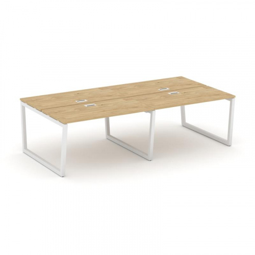 Style Project Рабочая станция 2-х сторон. SN-5T2.DRS-051 Акация Лорка/Металл Антрацит/Заглушка Пласт фото 3