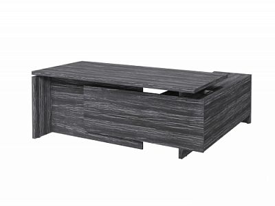 Стол с опорной тумбой FI-119L.DD Древесина Графит