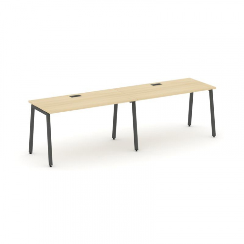 Style Project Рабочая станция 1 сторон. SN-4A.ORS-002 Антрацит/Металл Белый 2360*600*750 фото 22