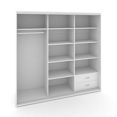 Корпус 3-х секционного шкафа низкого L=1619мм Maris SH.K3-1.2 K1