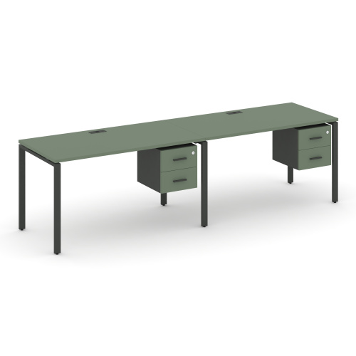 Бенч-система на 2 места с подвесными тумбами Concept CN.ORS-115 фото 2 Бенч-система на 2 места с подвесными тумбами Concept CN.ORS-115 фото 2