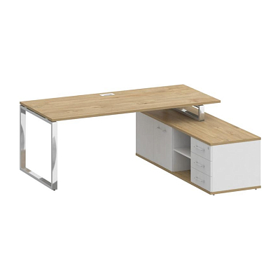 Стол руководителя (С опорной греденцией) Shift SK.SRG-200 (R)