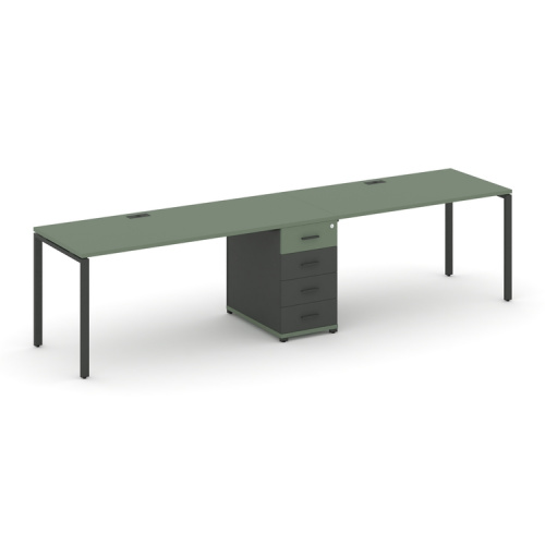 Бенч-система на 2 места с 1 опорной тумбой Concept CN.ORS-402 фото 2