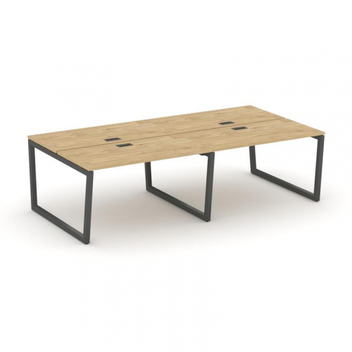 Style Project Рабочая станция 2-х сторон. SN-5T2.DRS-051 Акация Лорка/Металл Антрацит/Заглушка Пласт фото 22