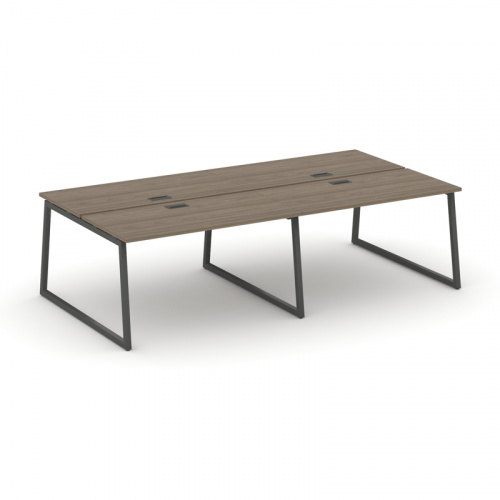 Style Project Рабочая станция 2-х сторон. SN-4T1.DRS-054 Акация Лорка/Металл Антрацит/Заглушка Пласт фото 12