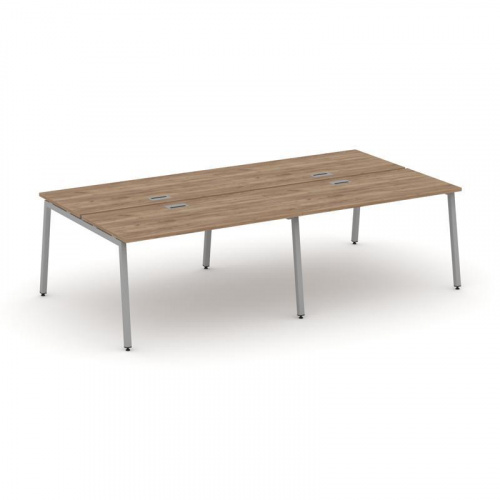 Style Project Рабочая станция 2-х сторон. SN-4A.DRS-032 Тиквуд Светлый/Металл Белый 2360*1232*750 фото 11